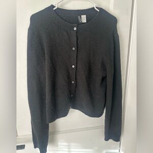H&M Black Women's Fine Knit Cardigan